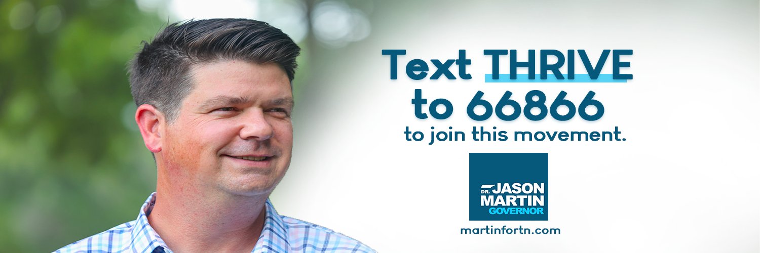 Text Thrive Jason Martin campaign